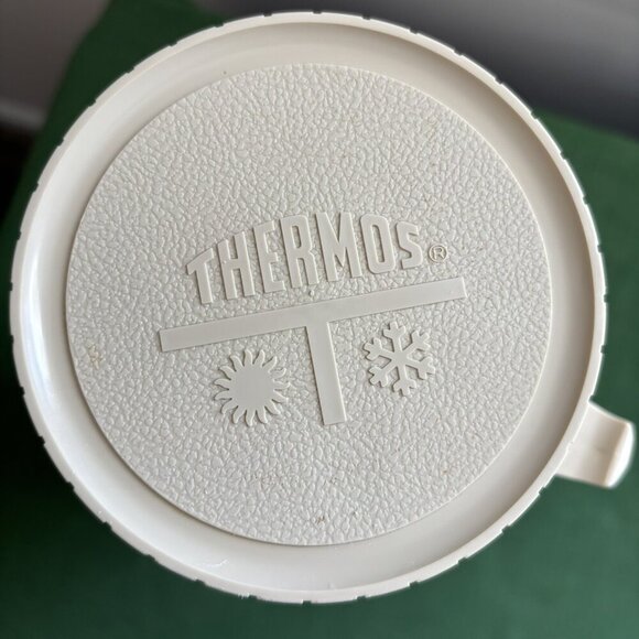 THERMOS KING Seeley Wide Mouth 24 OZ Yellow 7402 Removable Liner Stopper Vintage - Picture 2 of 7